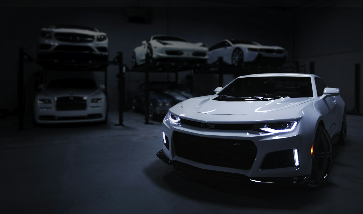 An automotive business setting