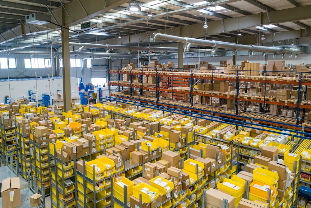 A logistics and warehouse operation